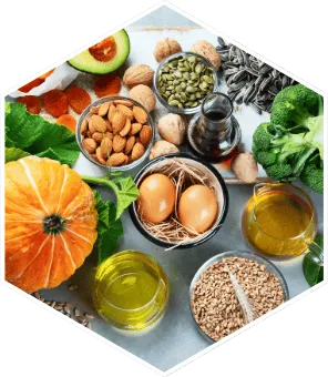 Vitamin E nutrient for skin health and immune system reinforcement.
