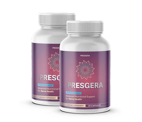 Two bottles of Presgera supplement for a 60-day supply - Starter package.