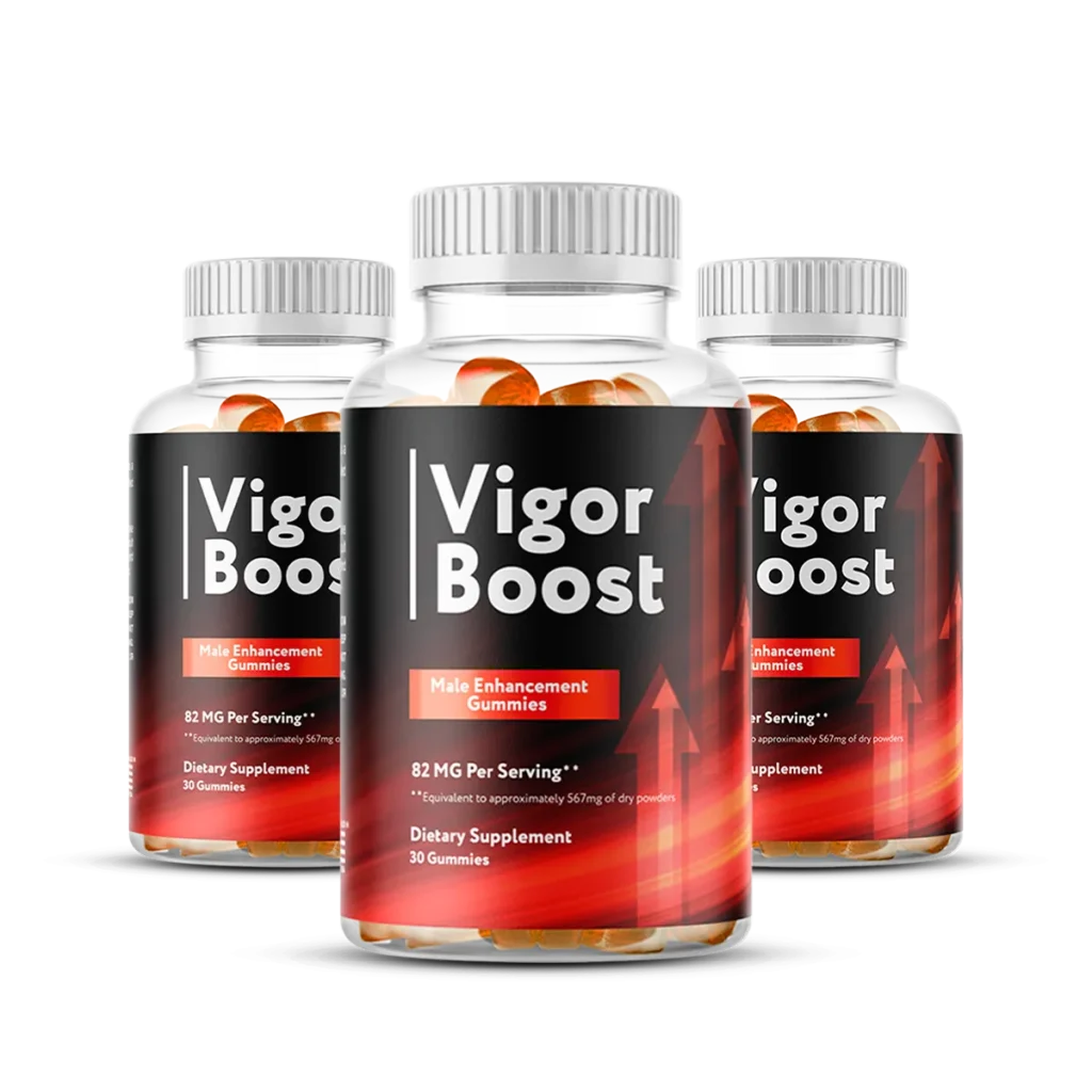 Three bottles of Vigor Boost natural performance supplement with a special discount.