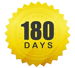 Finessa 180-day money-back guarantee seal for a risk-free purchase.