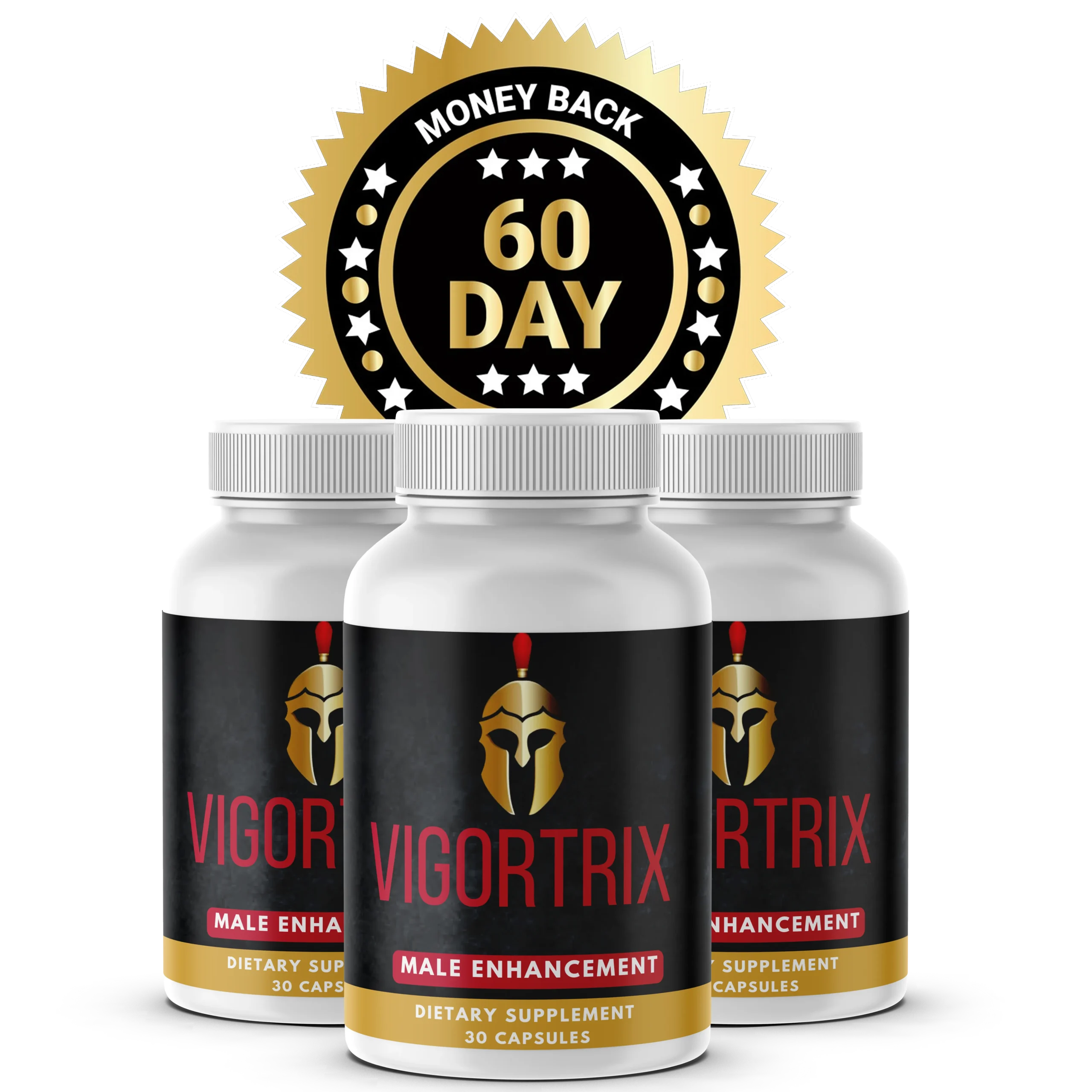 3 bottles of Vigortrix 90-day supply package